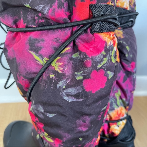 Dirty Laundry Pied Piper Floral Snow Boots Sz 7 Like New - Picture 7 of 12